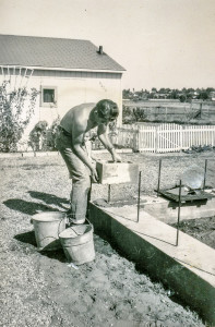 James J. Wermers lays the corner stone of his first construction project in La Mesa. James J. Wermers began the company’s legacy in construction by building single family homes in 1957. 